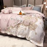 Muguet De Mai French Egyptian Cotton Embroidered Bedding Set | Yedwo Home